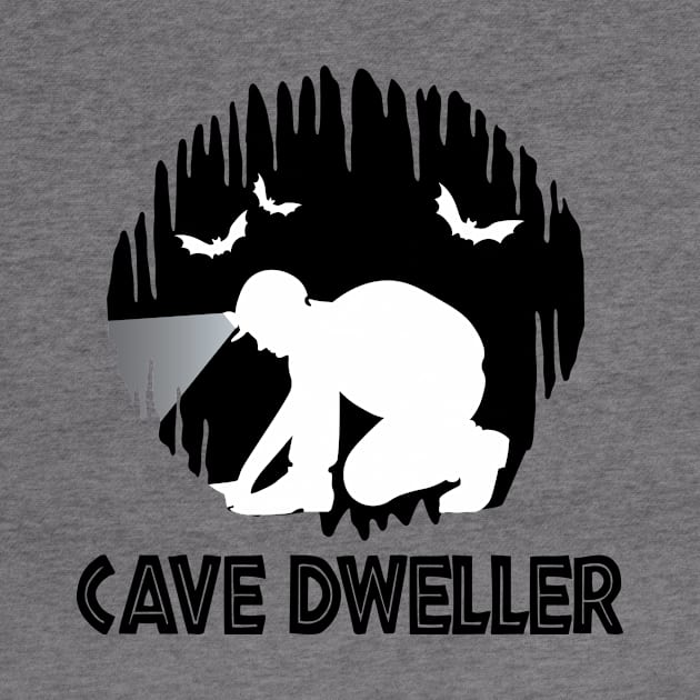 Cave Dweller - Cave Spelunking Speleology by TheInkElephant